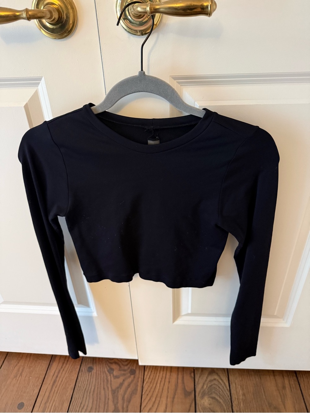 Raw cropped long sleeve from Garage